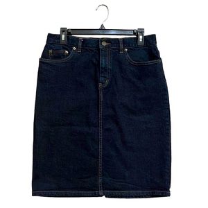 🌿Lauren Jeans Co. Ralph Lauren Dark Blue Denim Skirt🌿